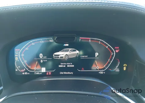 2021 BMW 750I xDrive from USA, damaged, VIN WBA7U2C04MCG46866